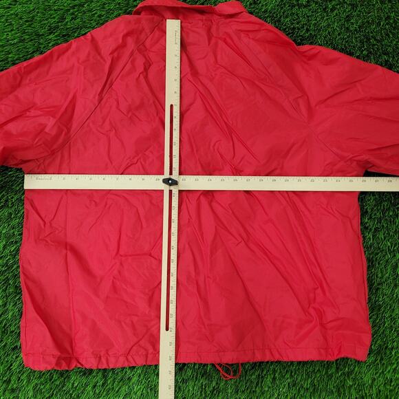 Vintage 90s Auburn Coach Jacket Womens 2XL 26x26 Boxy Baggy - Picture 4 of 12